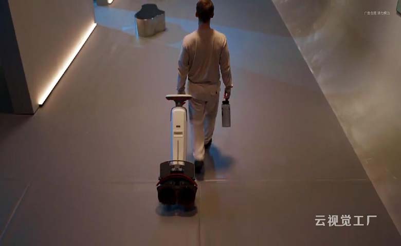 清洁机器人,智能手持机创意广告片